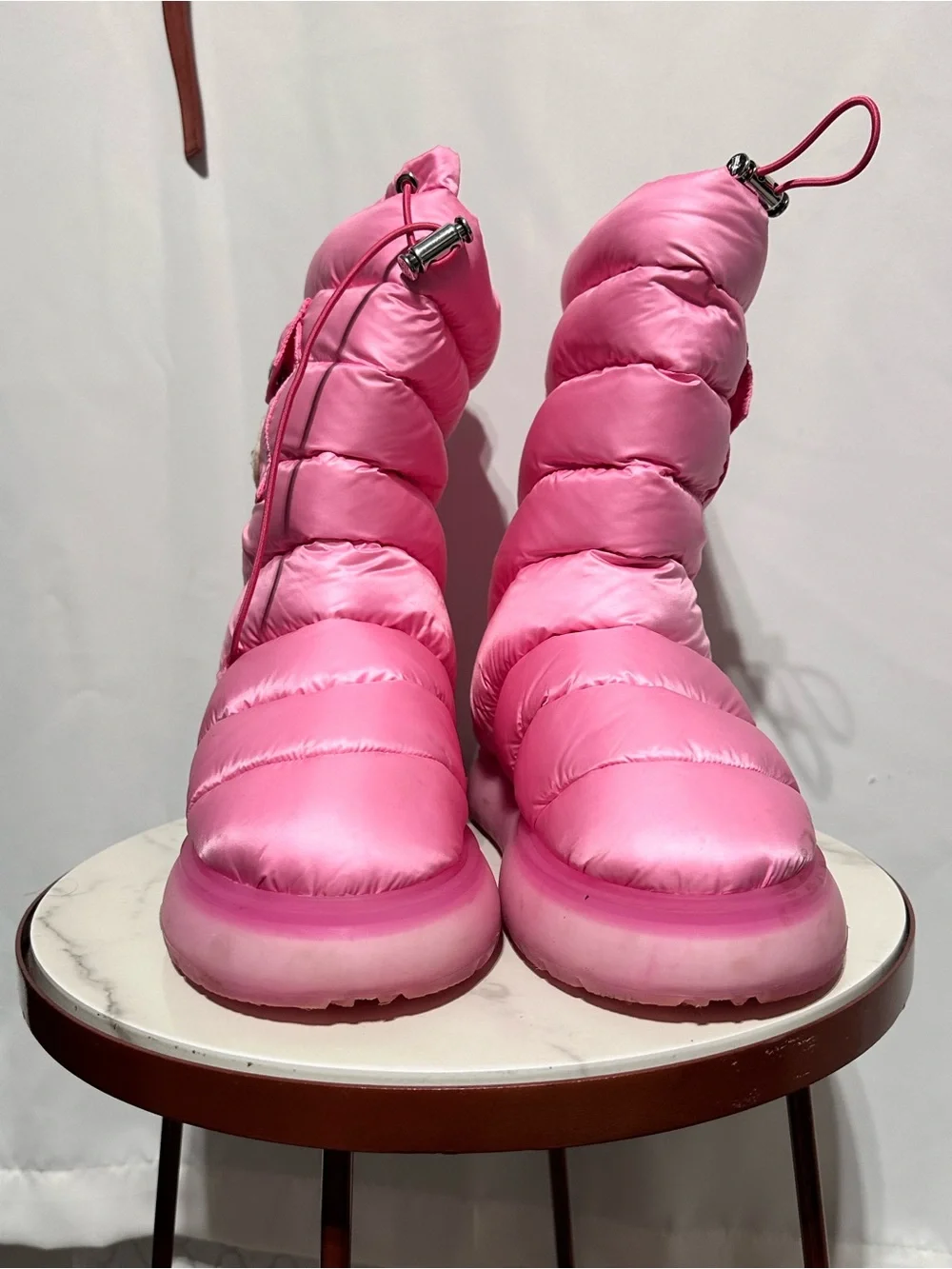 Moncler Gaia Pocket Mid Snow Boot pink 40 10